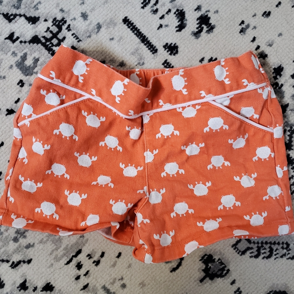 Gymboree orange crab shorts